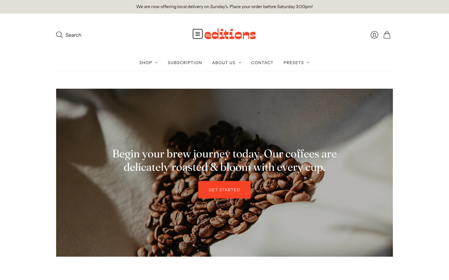 Icon before logo — Navi+ on the Editions Shopify theme Icon before logo — Navi+ on the Editions Shopify theme