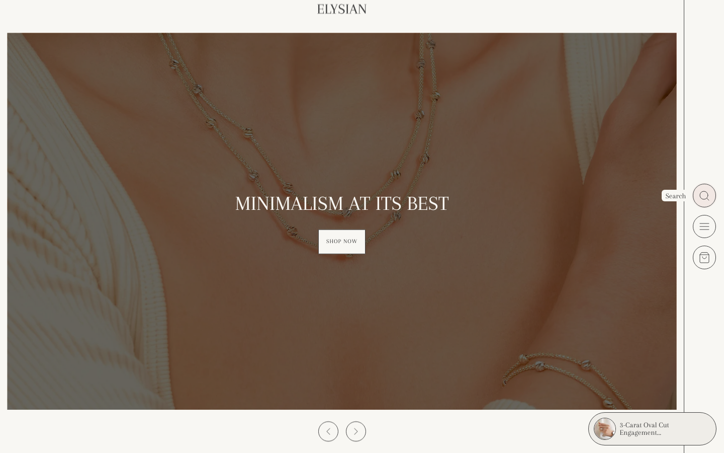 Menu inserted below header — Navi+ on the Elysian Shopify theme Menu inserted below header — Navi+ on the Elysian Shopify theme