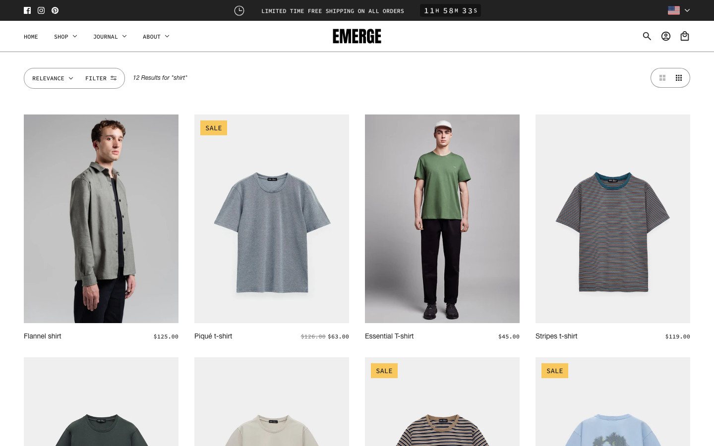 Search → panel opened — Navi+ on the Emerge Shopify theme Search → panel opened — Navi+ on the Emerge Shopify theme