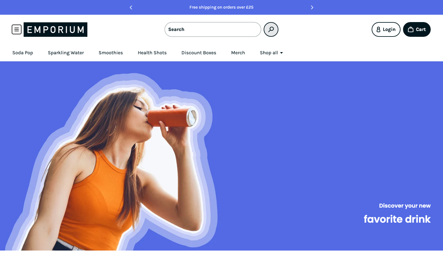 Icon before logo — Navi+ on the Emporium Shopify theme