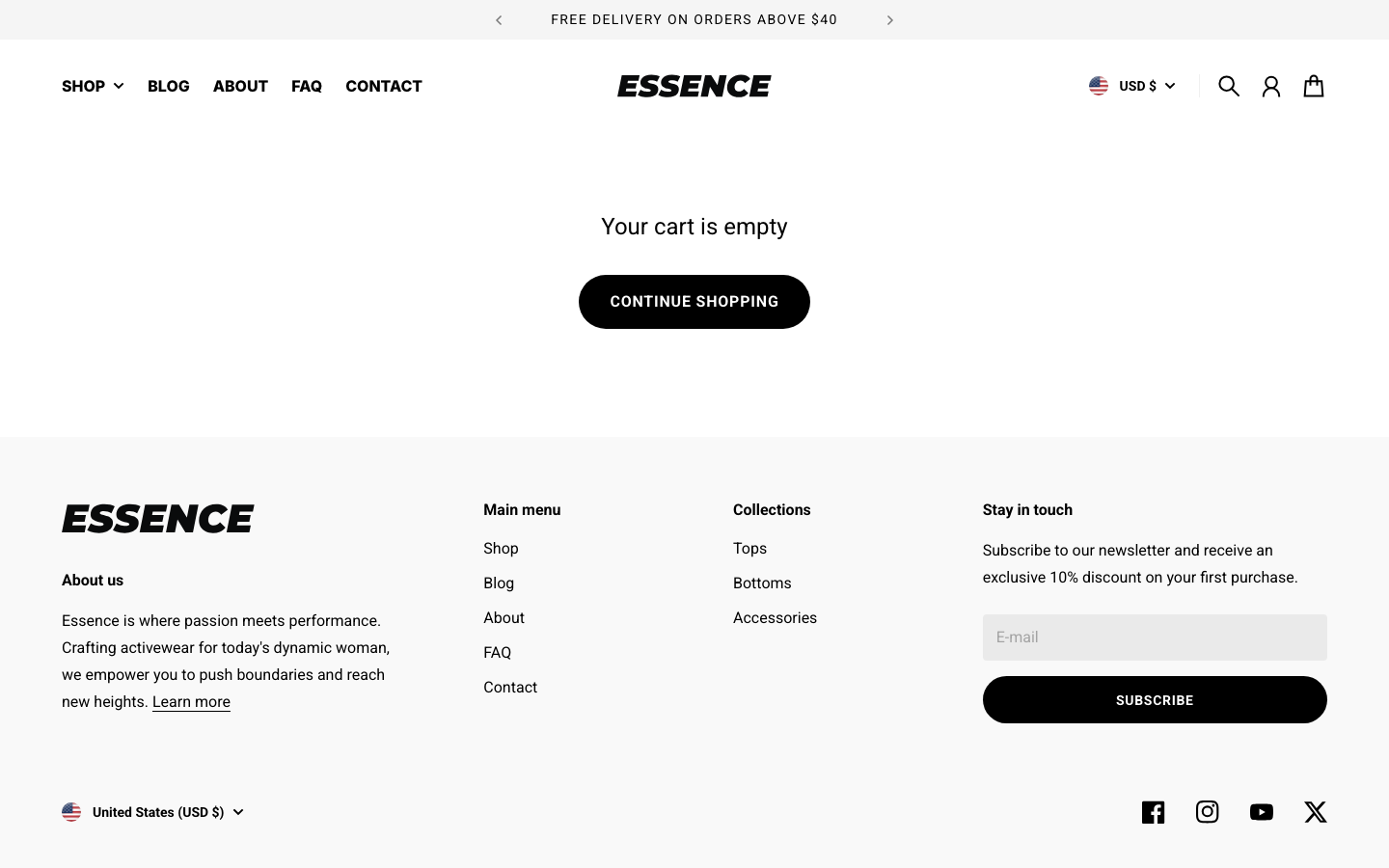 Cart → panel opened — Navi+ on the Essence Shopify theme Cart → panel opened — Navi+ on the Essence Shopify theme