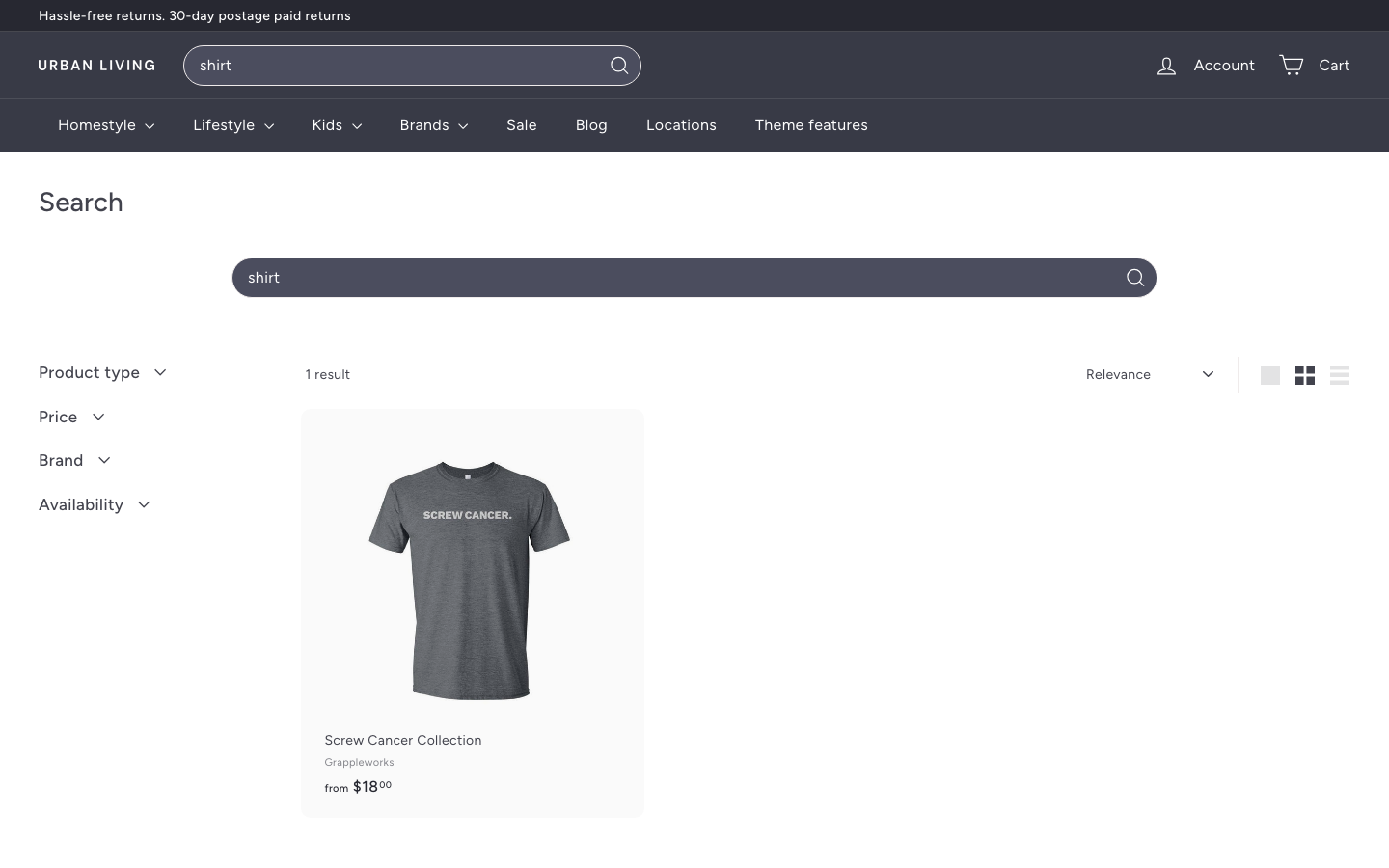 Search → panel opened — Navi+ on the Expanse Shopify theme Search → panel opened — Navi+ on the Expanse Shopify theme
