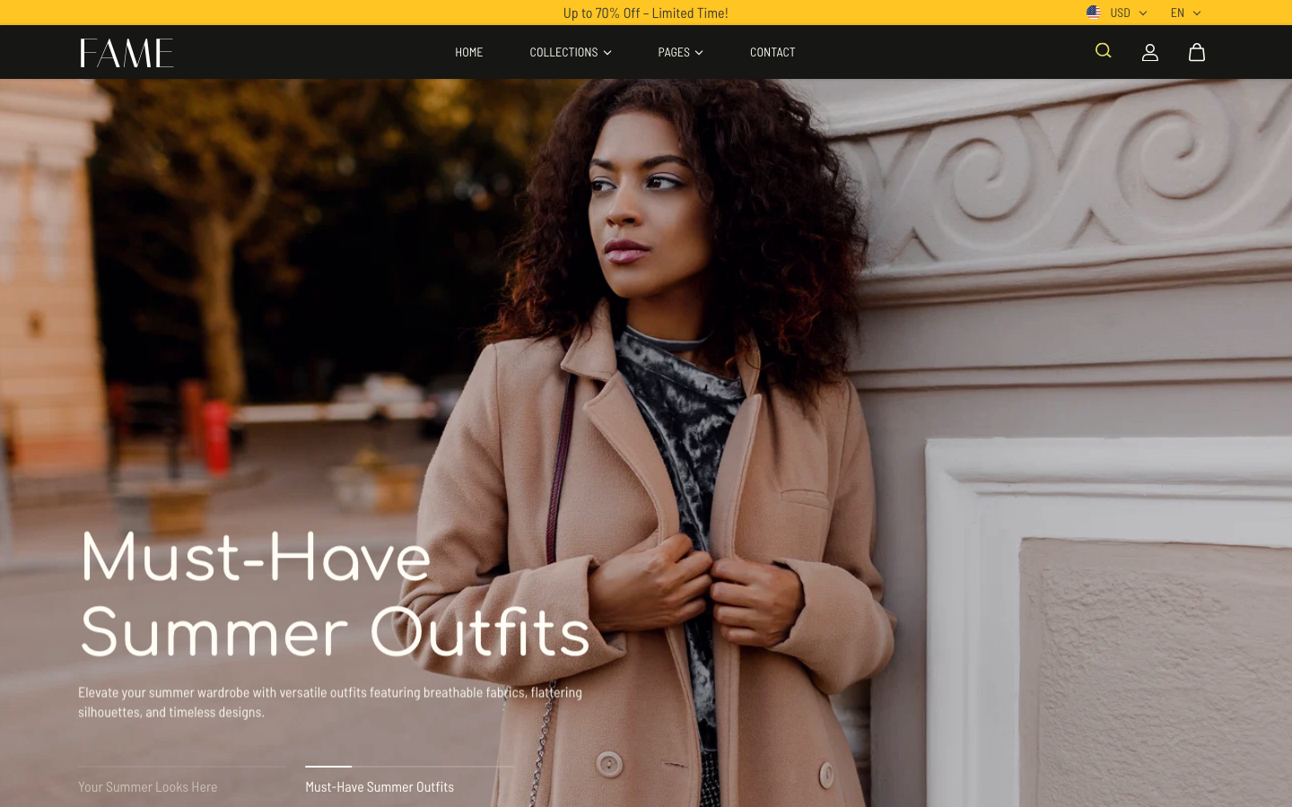 Replace main menu — Navi+ on the Fame Shopify theme Replace main menu — Navi+ on the Fame Shopify theme