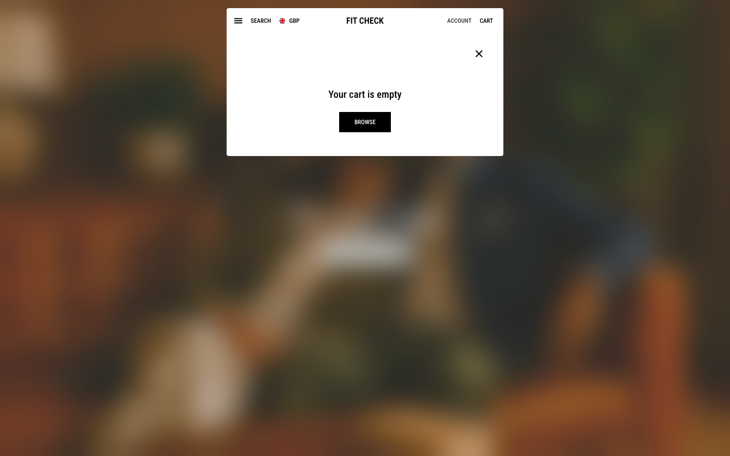 Cart → panel opened — Navi+ on the Fit Check Shopify theme Cart → panel opened — Navi+ on the Fit Check Shopify theme