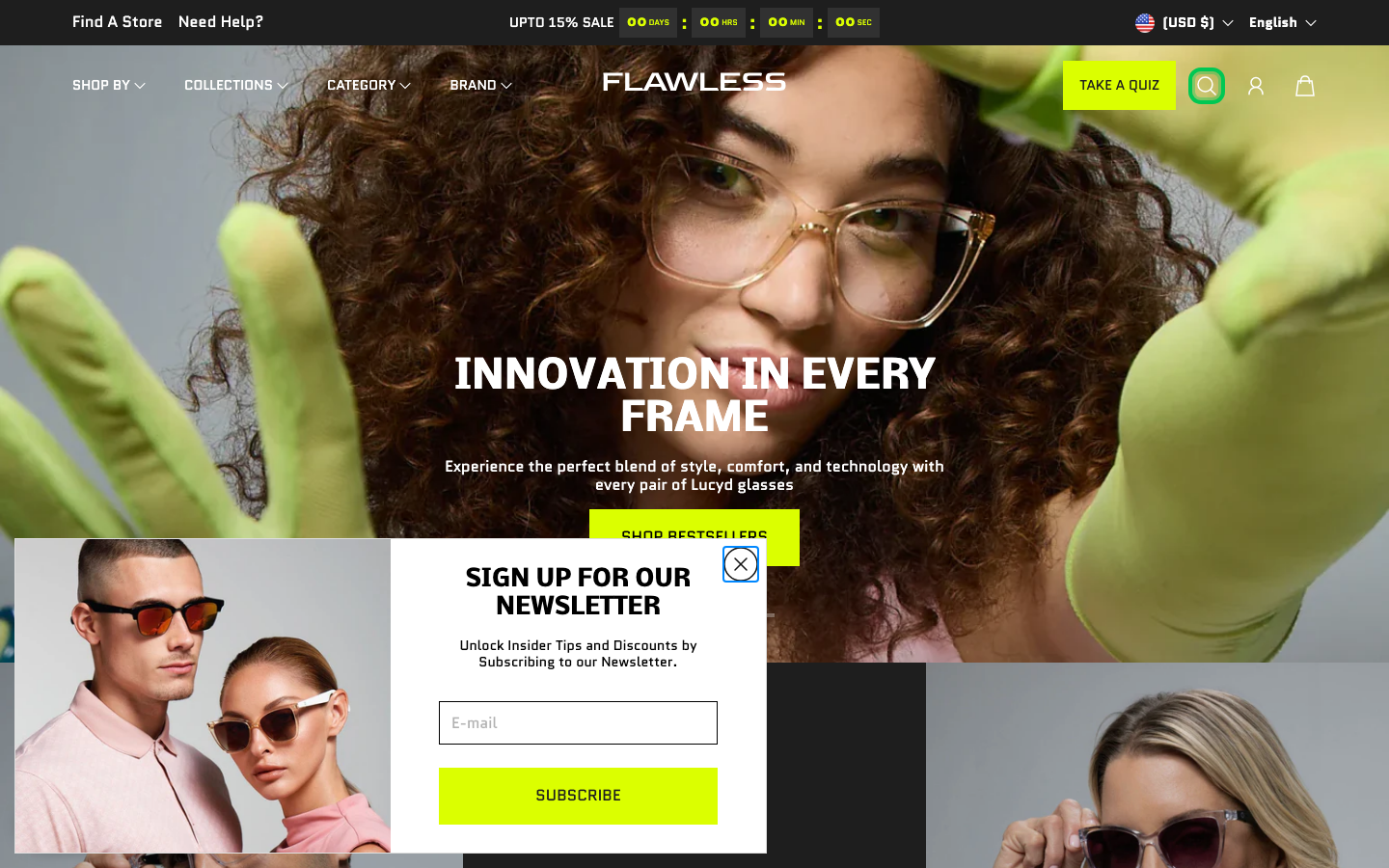 Search → panel opened — Navi+ on the Flawless Shopify theme Search → panel opened — Navi+ on the Flawless Shopify theme