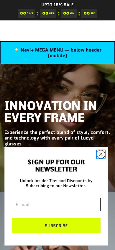 Menu inserted below header — Navi+ on the Flawless Shopify theme Menu inserted below header — Navi+ on the Flawless Shopify theme