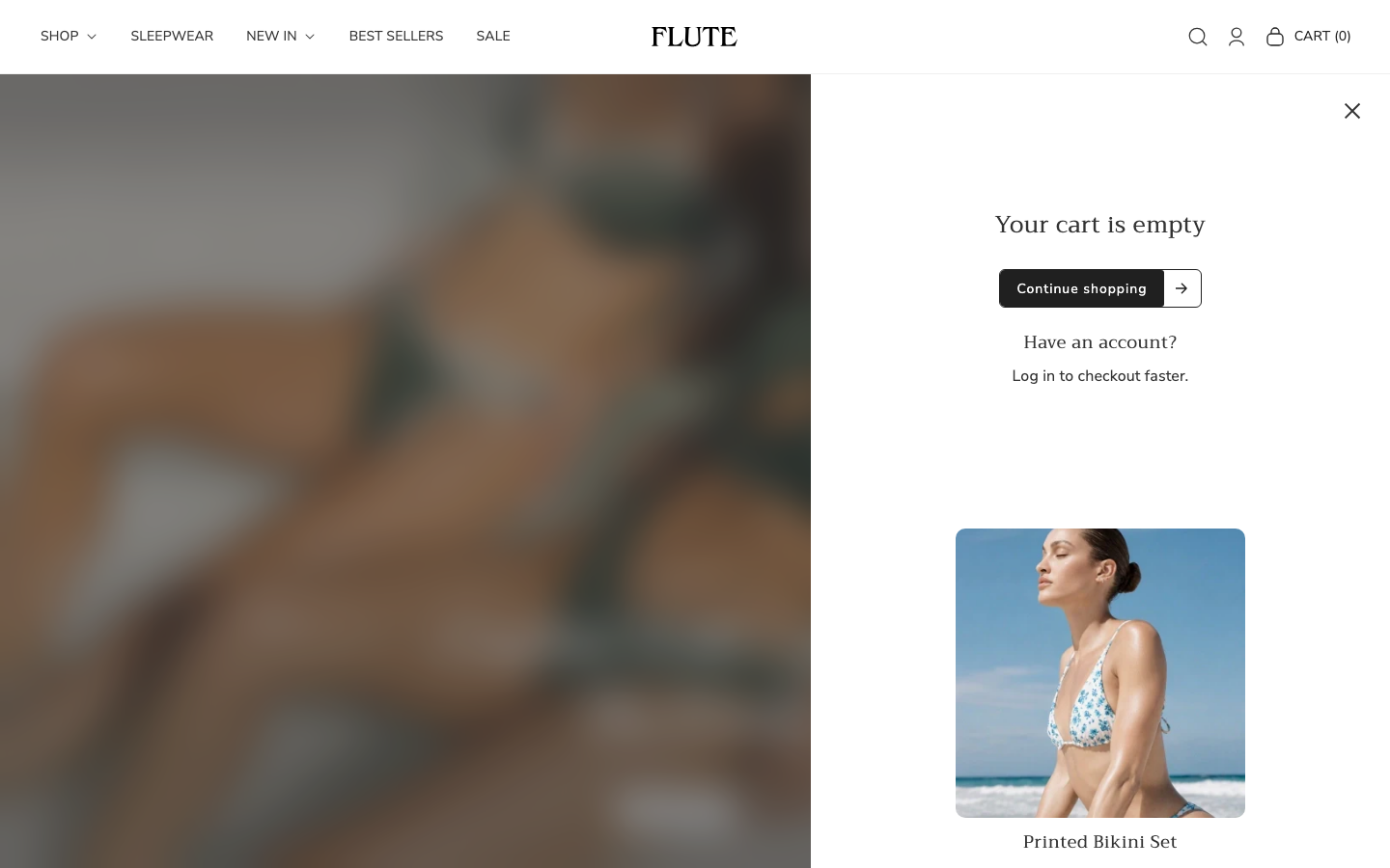 Cart → panel opened — Navi+ on the Flute Shopify theme Cart → panel opened — Navi+ on the Flute Shopify theme