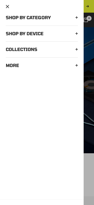 Hamburger → panel opened — Navi+ on the Focal Shopify theme Hamburger → panel opened — Navi+ on the Focal Shopify theme
