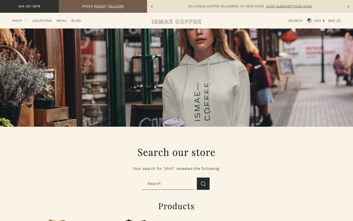 Search → panel opened — Navi+ on the Foodie Shopify theme Search → panel opened — Navi+ on the Foodie Shopify theme
