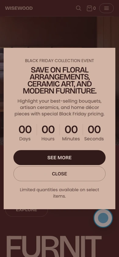 Navi+ FAB on the Fullframe Shopify theme Navi+ FAB on the Fullframe Shopify theme