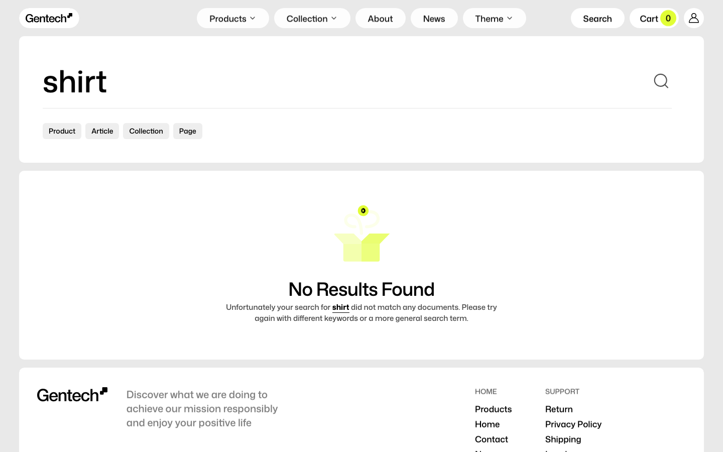 Search → panel opened — Navi+ on the Gentech Shopify theme Search → panel opened — Navi+ on the Gentech Shopify theme