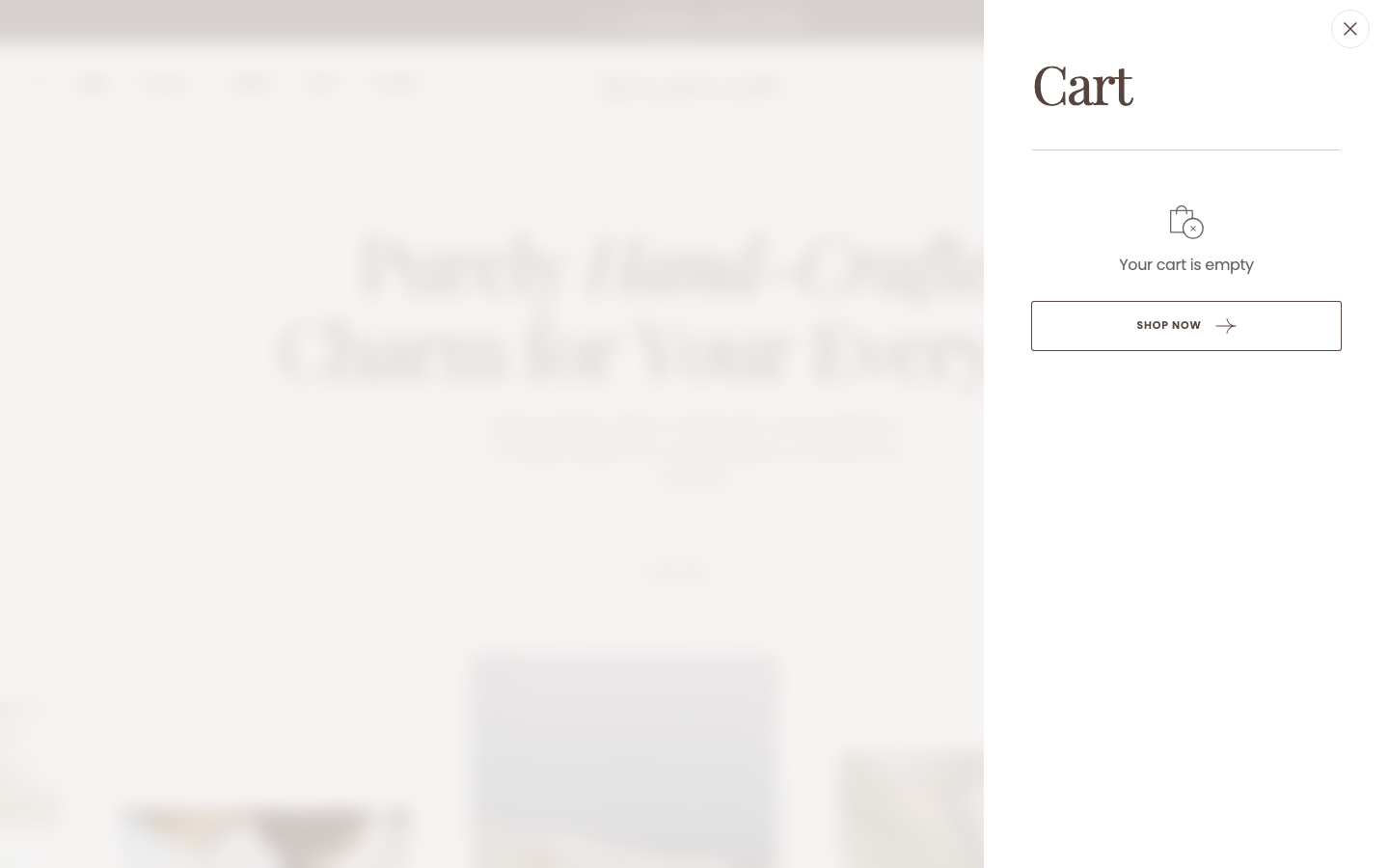 Cart → panel opened — Navi+ on the Handmade Shopify theme Cart → panel opened — Navi+ on the Handmade Shopify theme