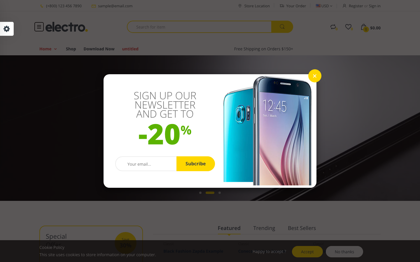 Icon before logo — Navi+ on the Handy Shopify theme Icon before logo — Navi+ on the Handy Shopify theme