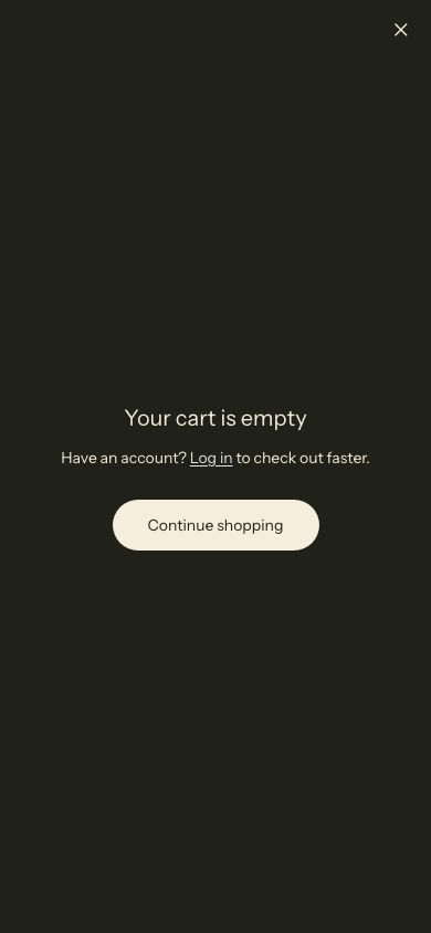 Cart → panel opened — Navi+ on the Heritage Shopify theme Cart → panel opened — Navi+ on the Heritage Shopify theme
