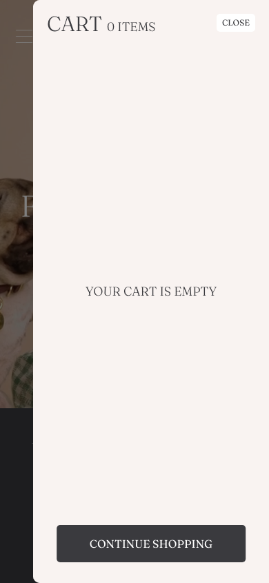 Cart → panel opened — Navi+ on the Honey Shopify theme