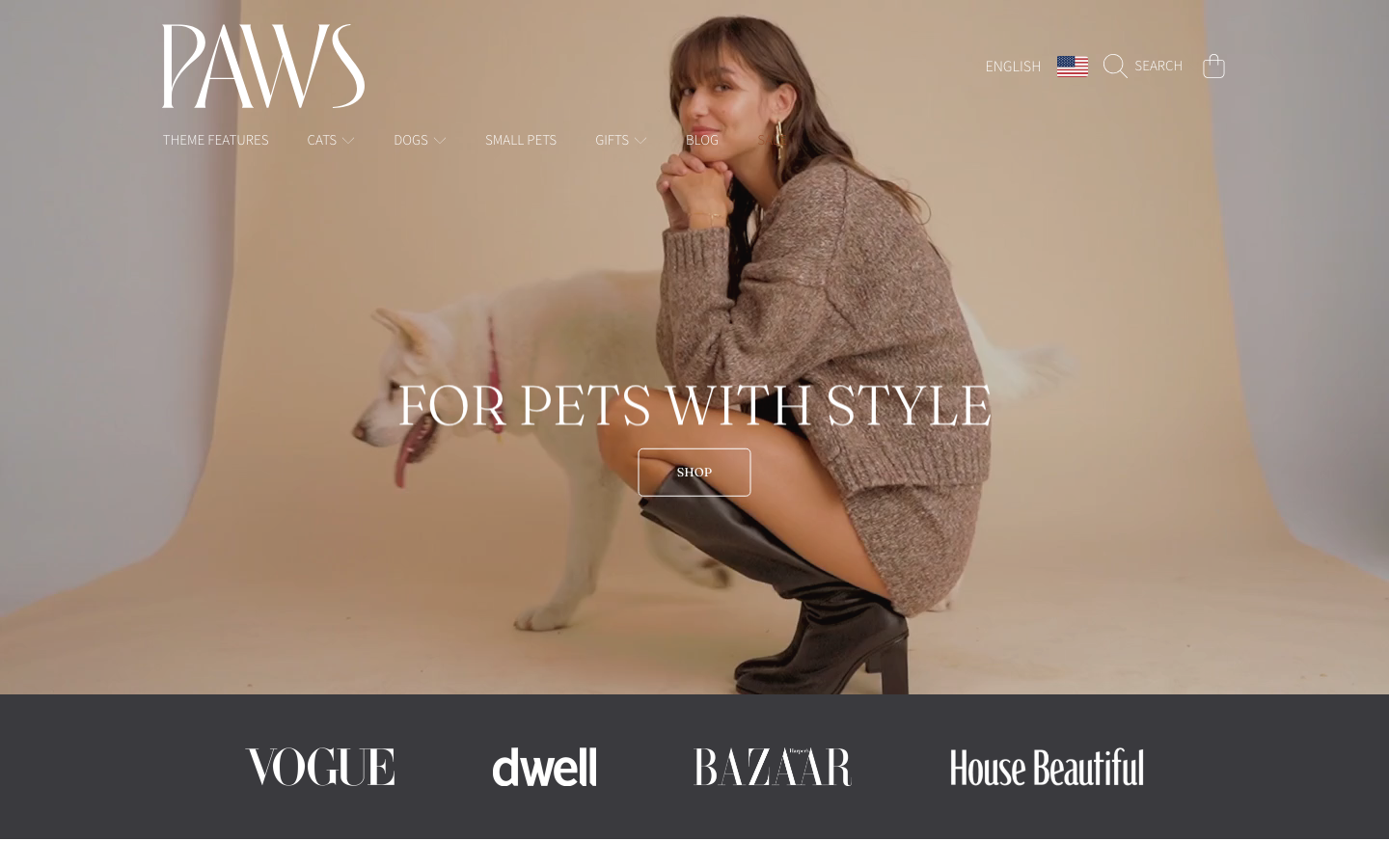Replace main menu — Navi+ on the Honey Shopify theme