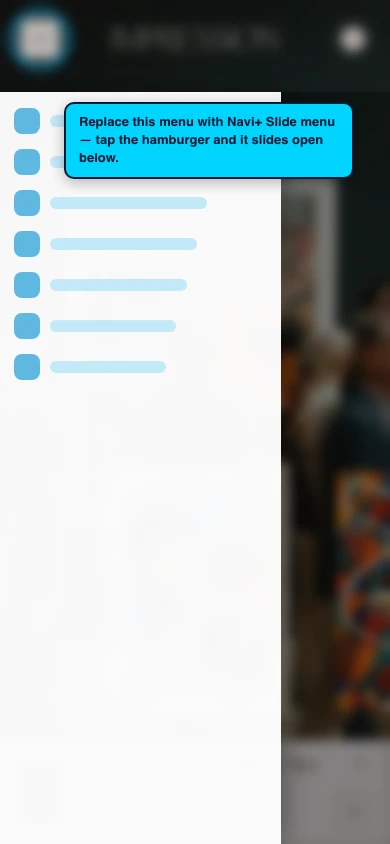 Navi+ Slide Menu on the Impression Shopify theme Navi+ Slide Menu on the Impression Shopify theme