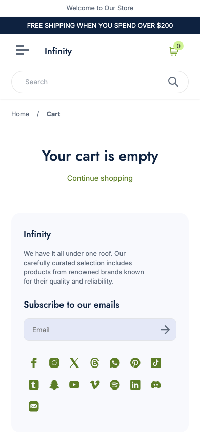 Cart → panel opened — Navi+ on the Infinity Shopify theme Cart → panel opened — Navi+ on the Infinity Shopify theme
