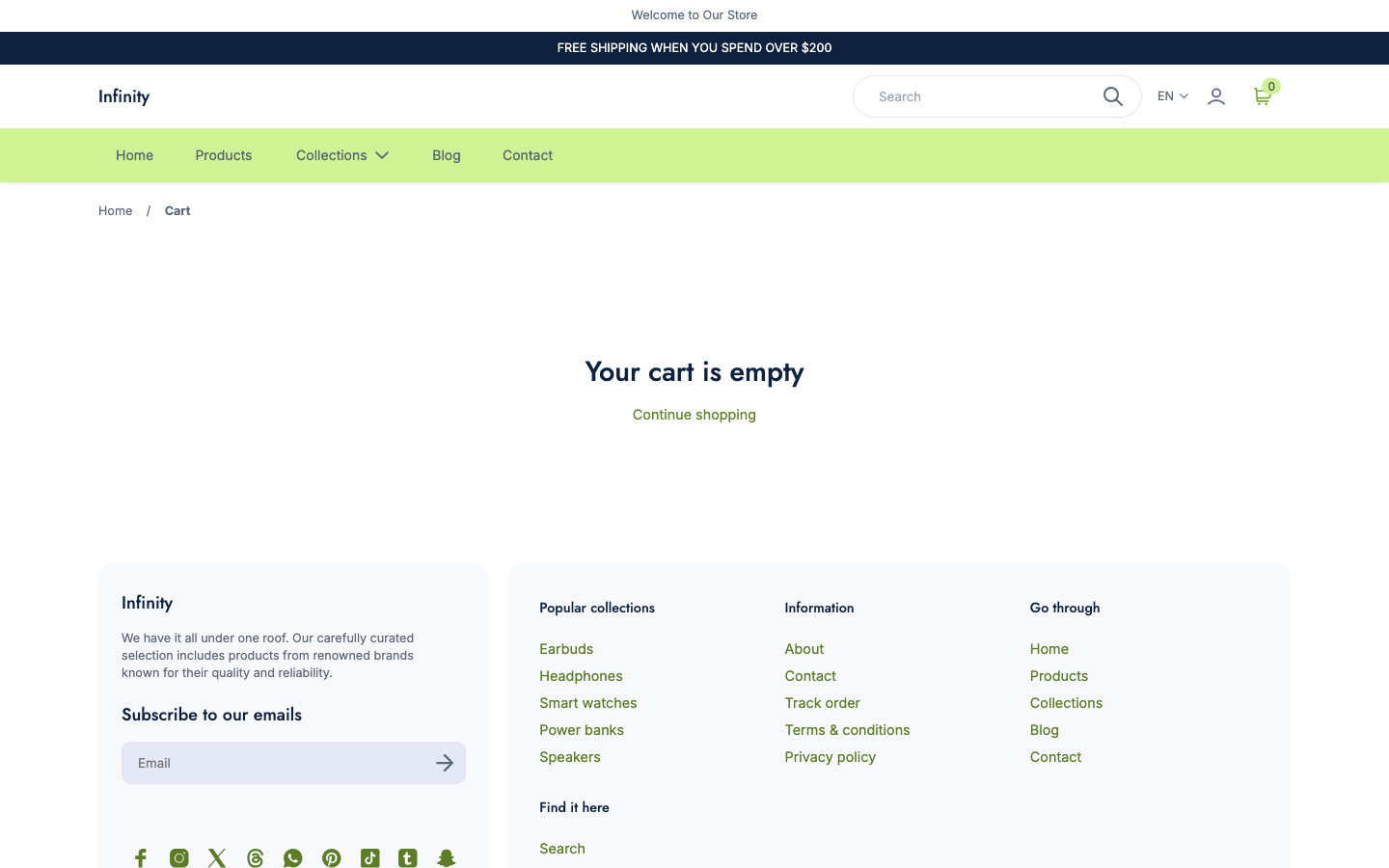 Cart → panel opened — Navi+ on the Infinity Shopify theme Cart → panel opened — Navi+ on the Infinity Shopify theme