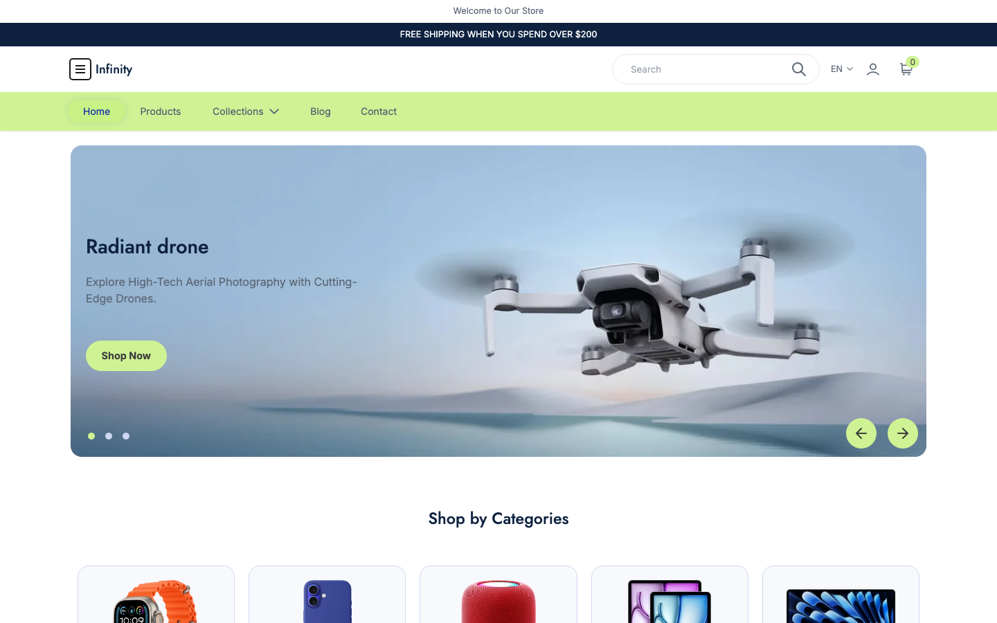 Icon before logo — Navi+ on the Infinity Shopify theme Icon before logo — Navi+ on the Infinity Shopify theme