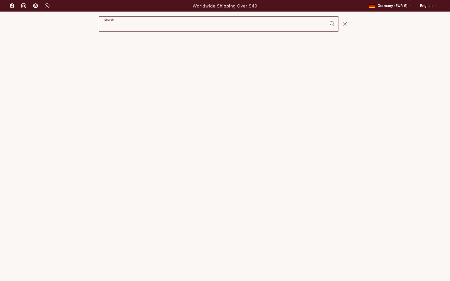 Search → panel opened — Navi+ on the Iris Shopify theme Search → panel opened — Navi+ on the Iris Shopify theme