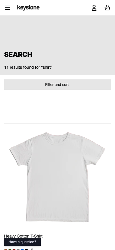 Search → panel opened — Navi+ on the Keystone Shopify theme Search → panel opened — Navi+ on the Keystone Shopify theme