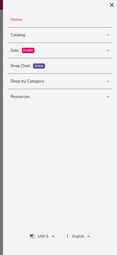Hamburger → panel opened — Navi+ on the Kidu Shopify theme Hamburger → panel opened — Navi+ on the Kidu Shopify theme