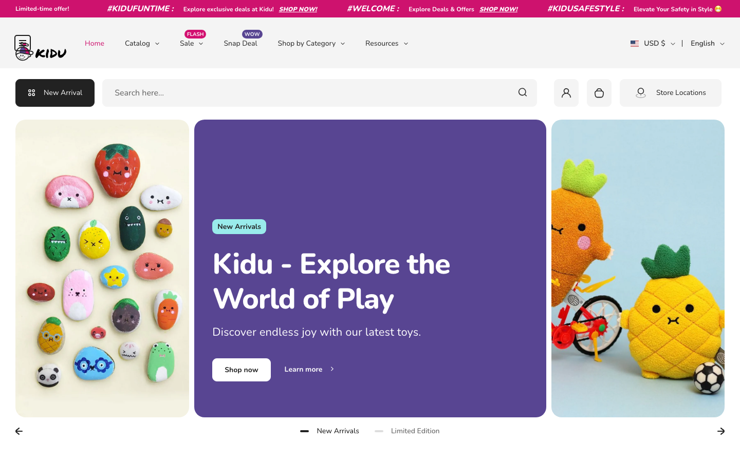 Icon before logo — Navi+ on the Kidu Shopify theme Icon before logo — Navi+ on the Kidu Shopify theme