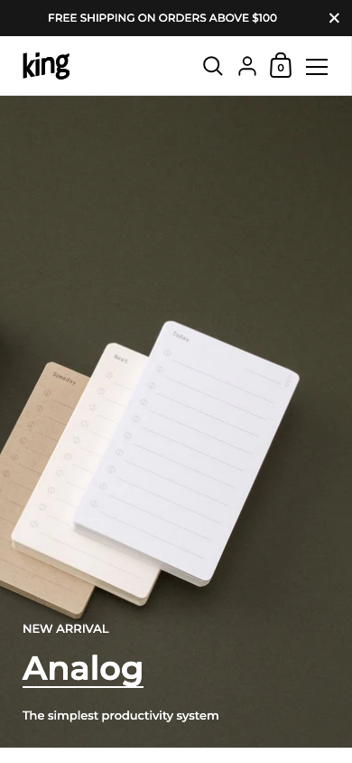 Menu inserted below header — Navi+ on the Kingdom Shopify theme Menu inserted below header — Navi+ on the Kingdom Shopify theme