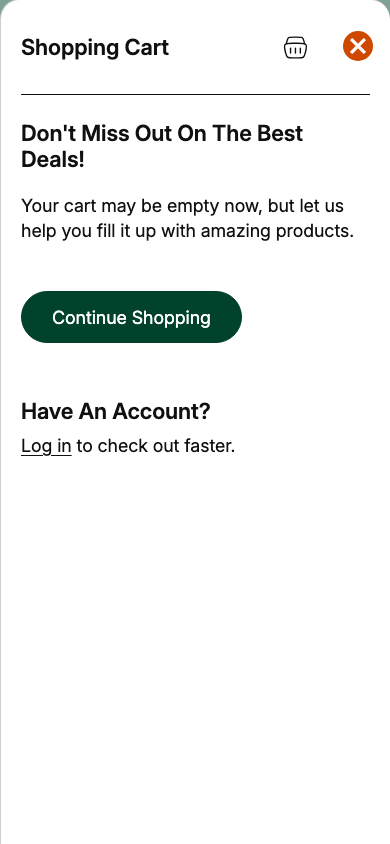 Cart → panel opened — Navi+ on the Loka Shopify theme Cart → panel opened — Navi+ on the Loka Shopify theme