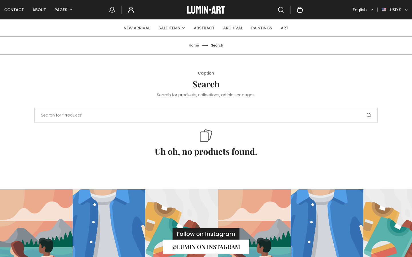Search → panel opened — Navi+ on the Lumin Shopify theme Search → panel opened — Navi+ on the Lumin Shopify theme