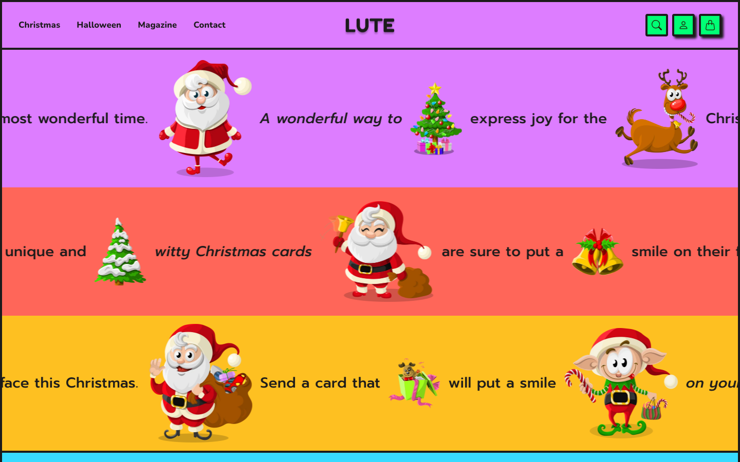 Navi+ Mega Menu replacing the desktop menu on the Lute Shopify theme Navi+ Mega Menu replacing the desktop menu on the Lute Shopify theme
