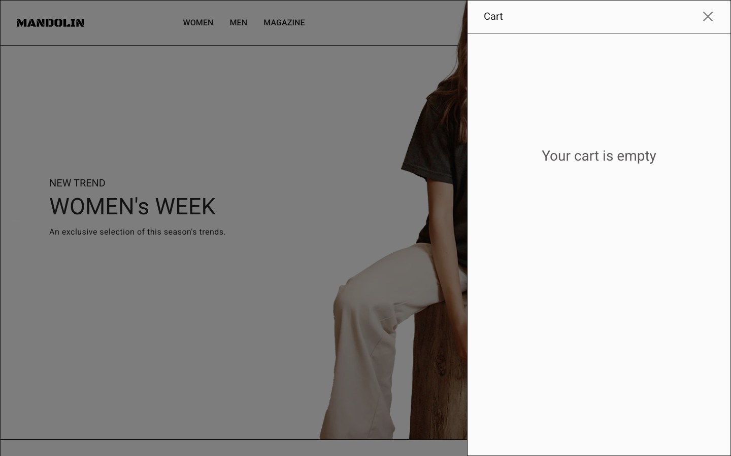 Cart → panel opened — Navi+ on the Mandolin Shopify theme Cart → panel opened — Navi+ on the Mandolin Shopify theme