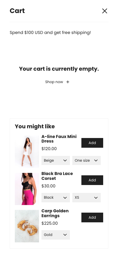 Cart → panel opened — Navi+ on the Marble Shopify theme Cart → panel opened — Navi+ on the Marble Shopify theme