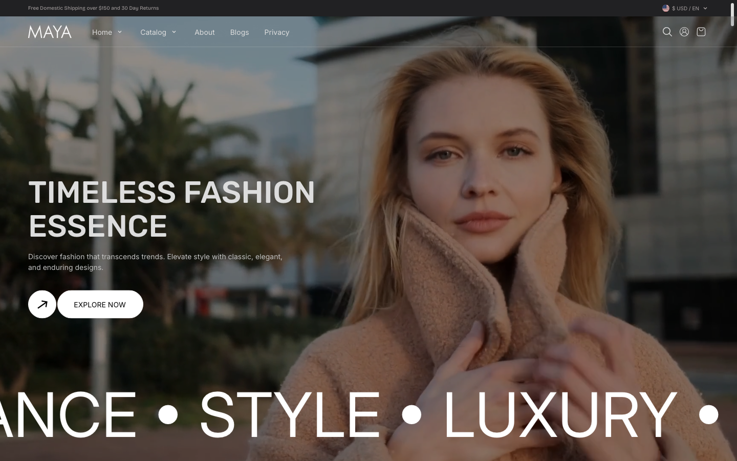 Replace main menu — Navi+ on the Maya Shopify theme Replace main menu — Navi+ on the Maya Shopify theme