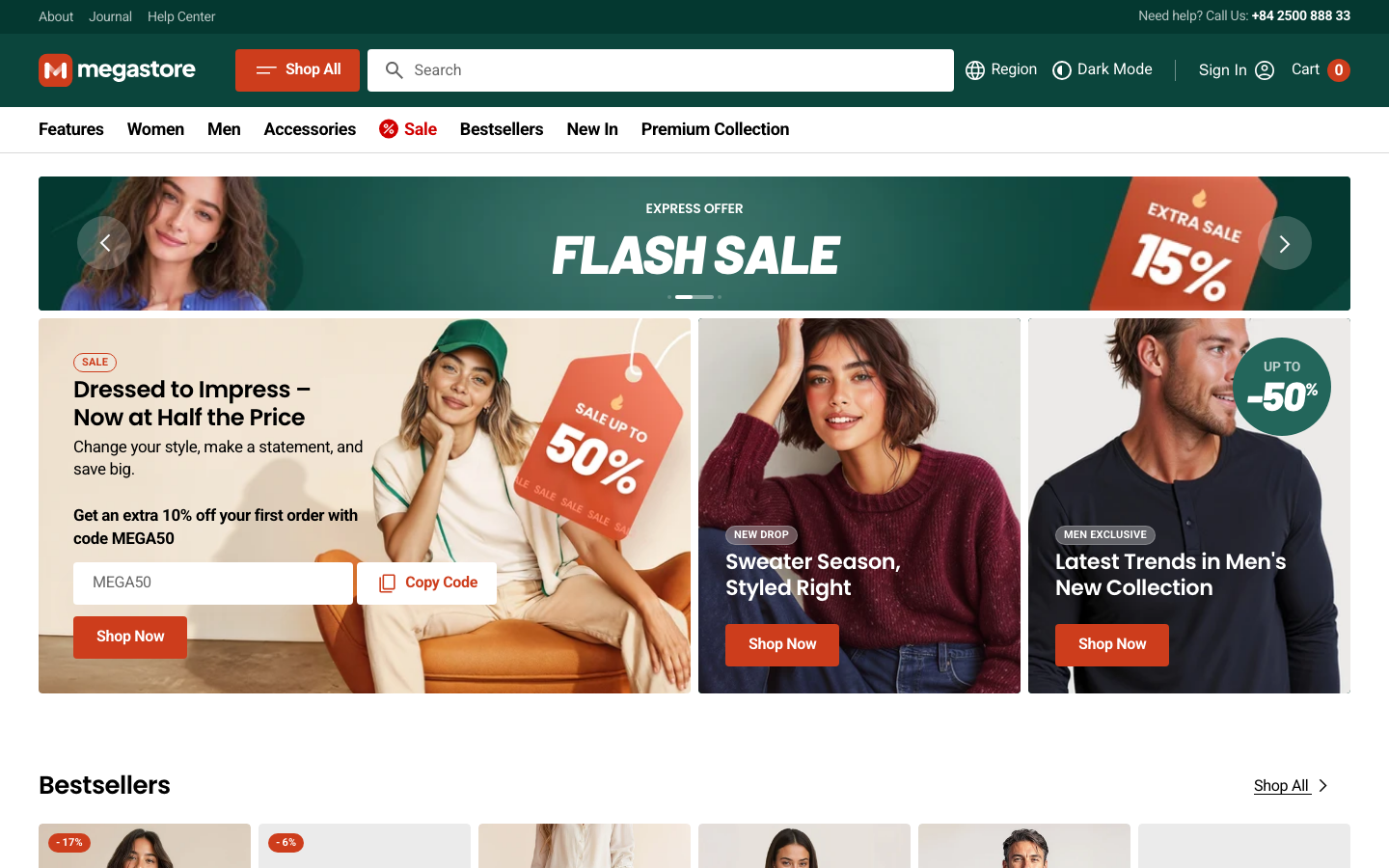 Search → panel opened — Navi+ on the Megastore Shopify theme Search → panel opened — Navi+ on the Megastore Shopify theme