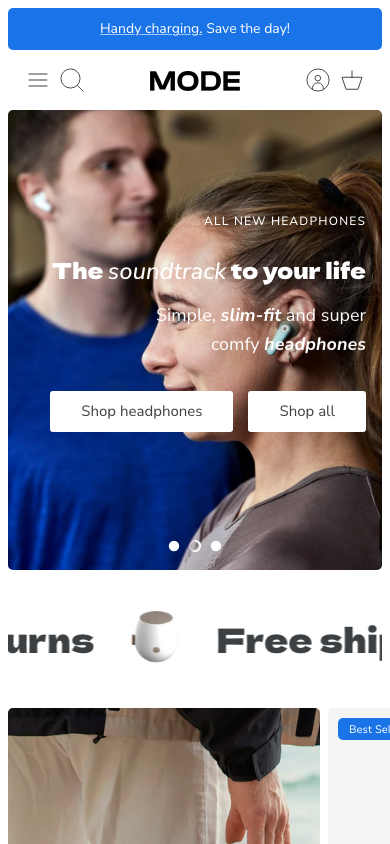 Cart → panel opened — Navi+ on the Mode Shopify theme Cart → panel opened — Navi+ on the Mode Shopify theme