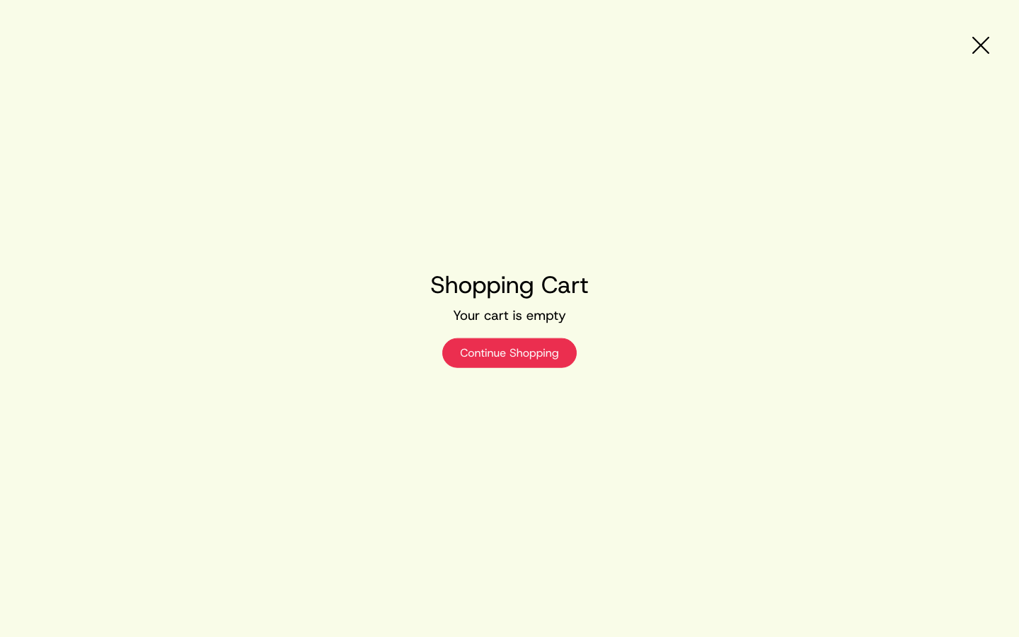 Cart → panel opened — Navi+ on the Modular Shopify theme