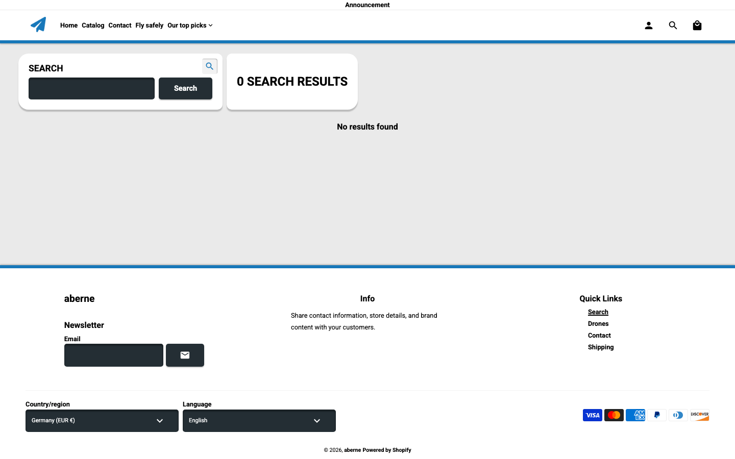Search → panel opened — Navi+ on the Modules Shopify theme Search → panel opened — Navi+ on the Modules Shopify theme