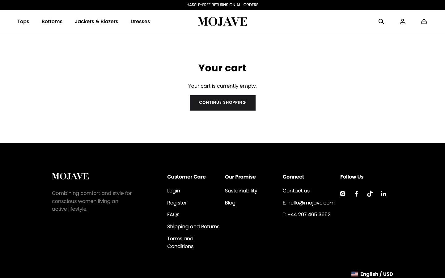 Cart → panel opened — Navi+ on the Mojave Shopify theme Cart → panel opened — Navi+ on the Mojave Shopify theme