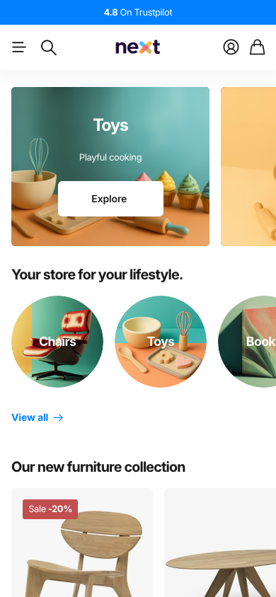 Search → panel opened — Navi+ on the Next Shopify theme Search → panel opened — Navi+ on the Next Shopify theme