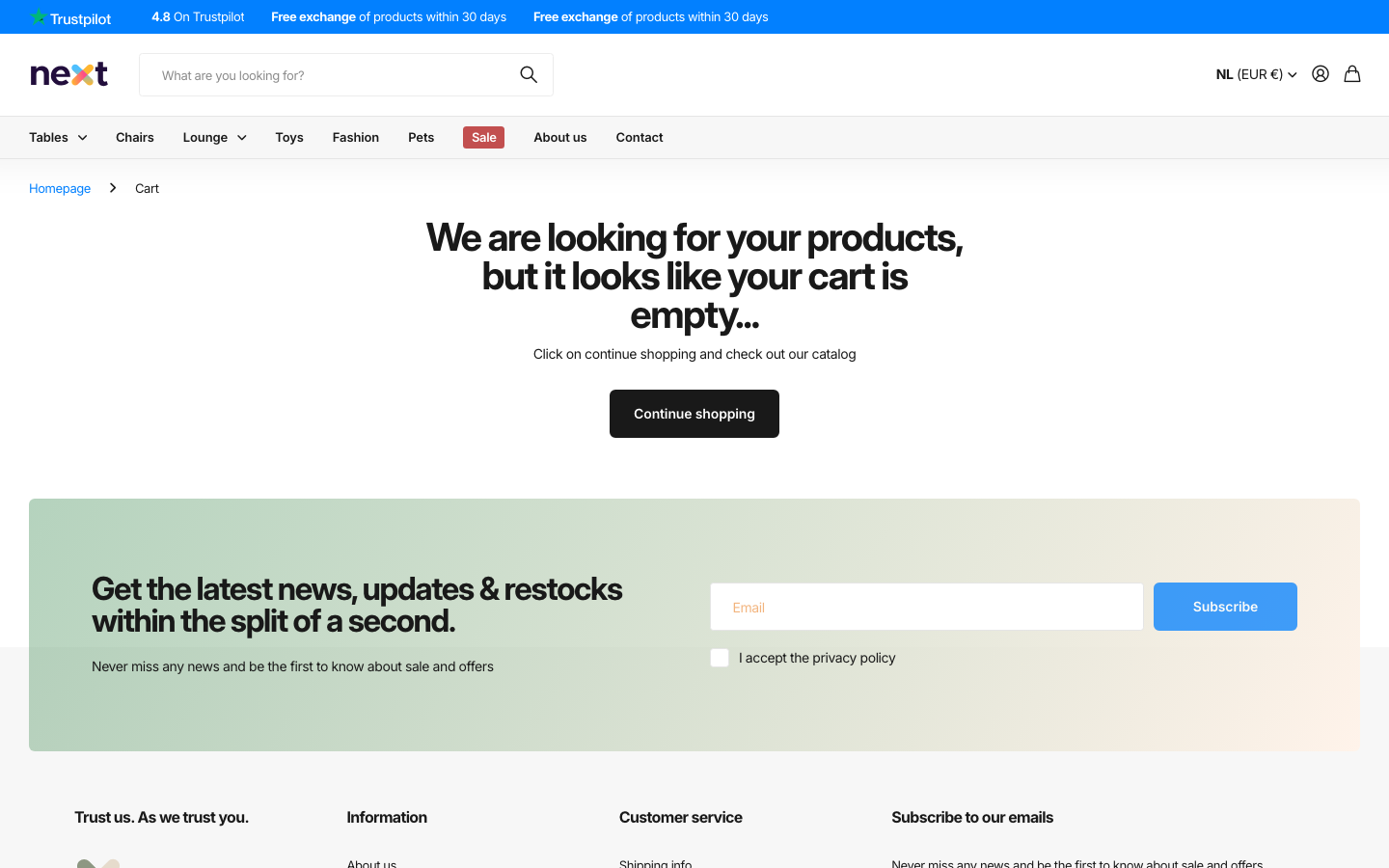 Cart → panel opened — Navi+ on the Next Shopify theme Cart → panel opened — Navi+ on the Next Shopify theme