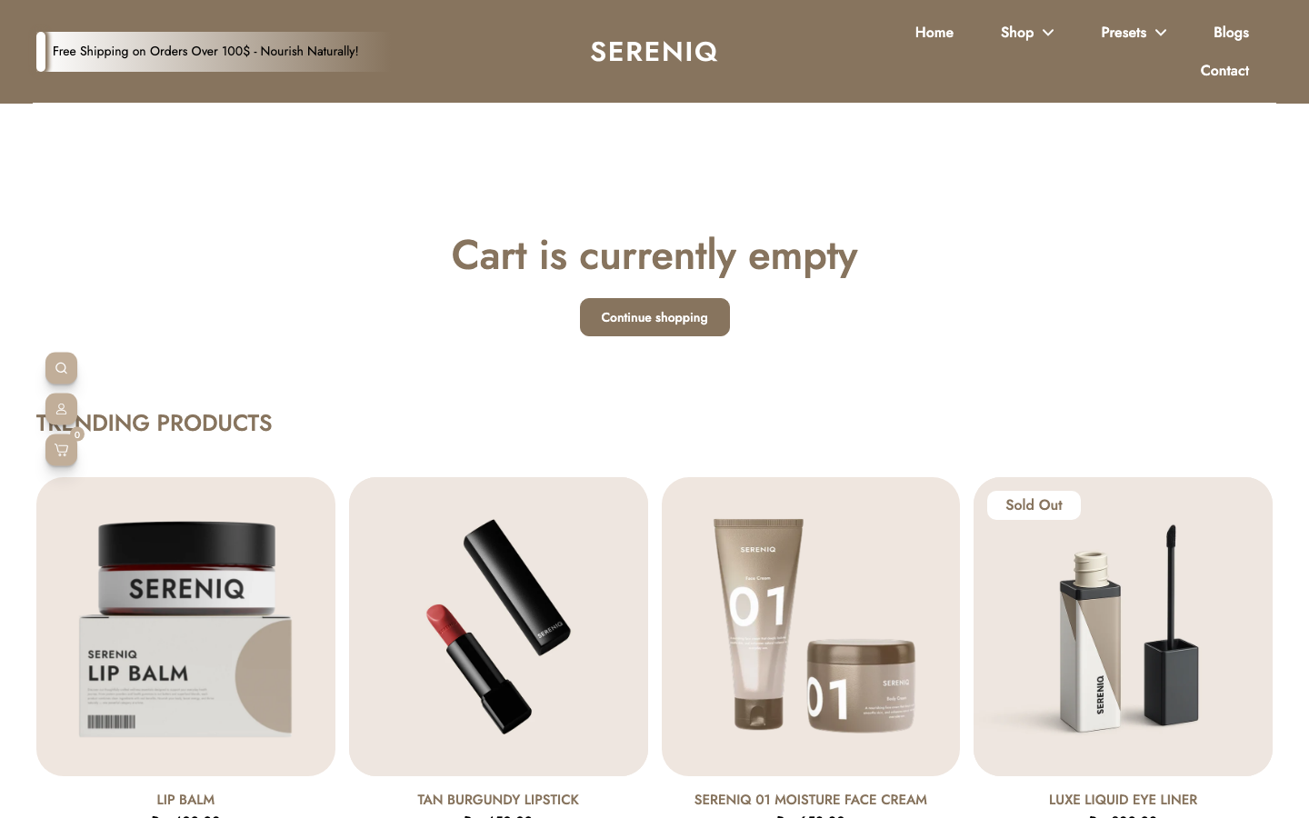 Cart → panel opened — Navi+ on the Noble Shopify theme Cart → panel opened — Navi+ on the Noble Shopify theme