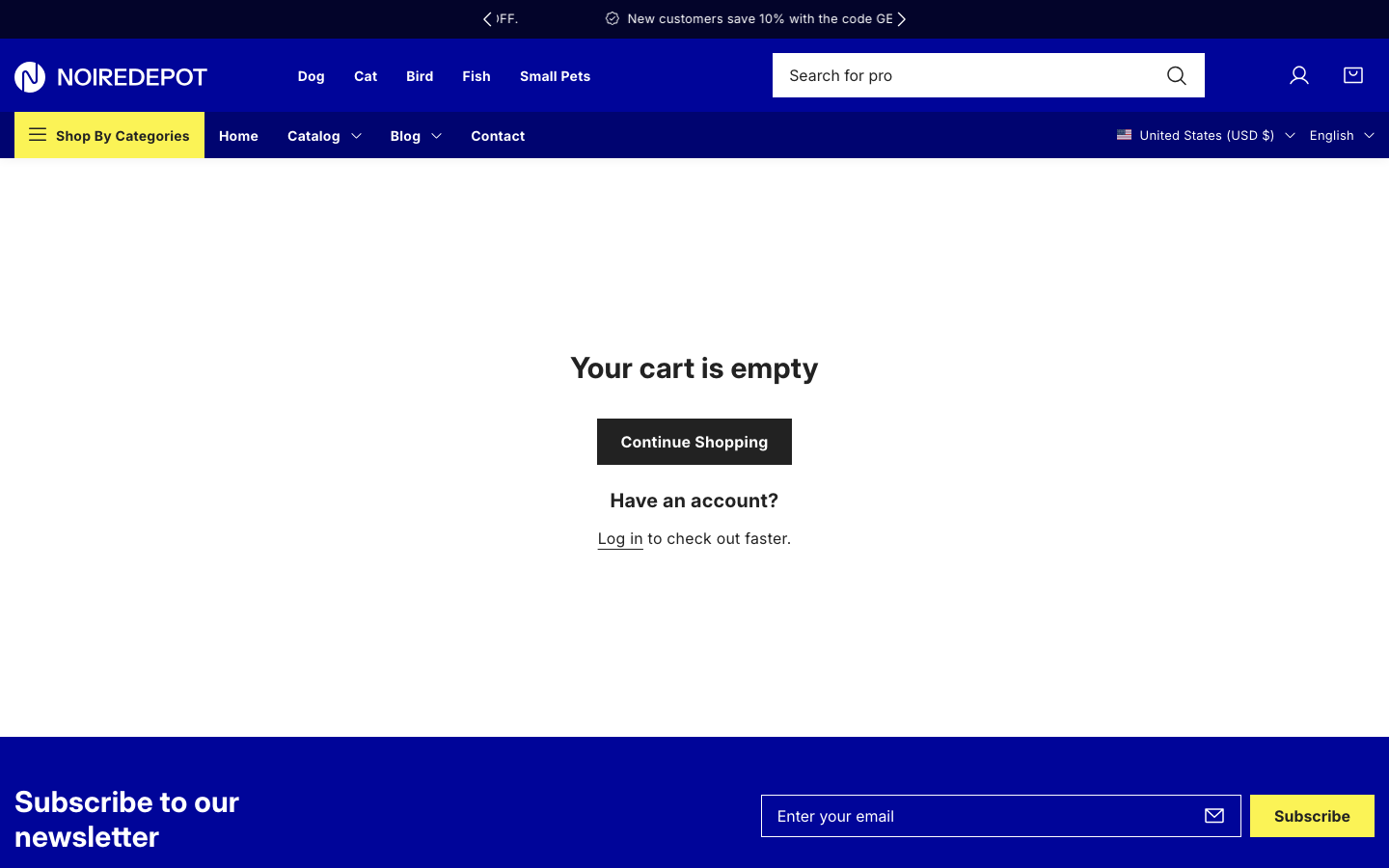 Cart → panel opened — Navi+ on the Noire Shopify theme Cart → panel opened — Navi+ on the Noire Shopify theme