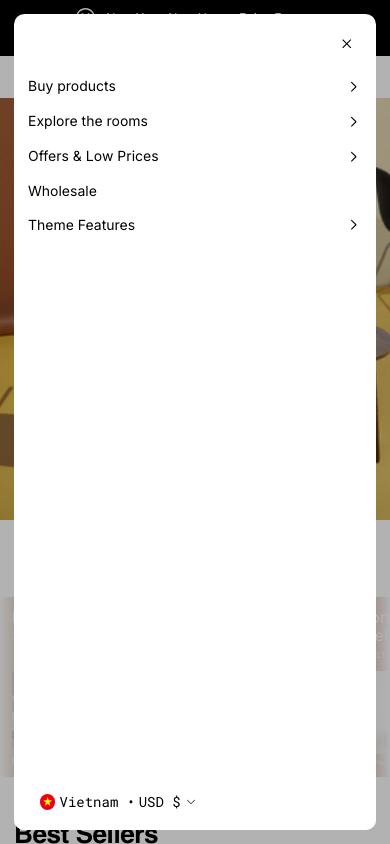 Hamburger → panel opened — Navi+ on the Normcore Shopify theme Hamburger → panel opened — Navi+ on the Normcore Shopify theme