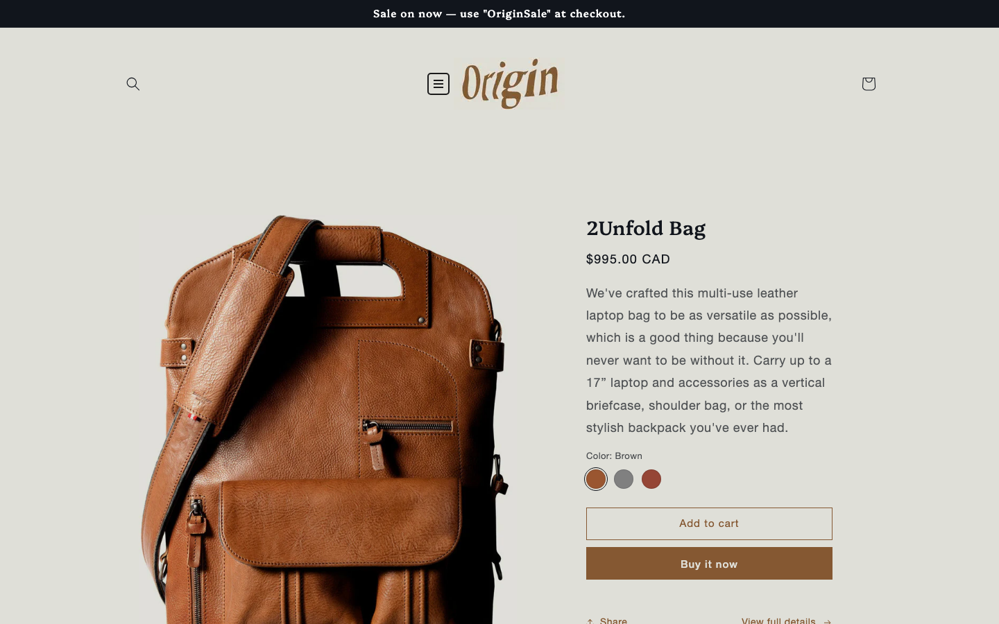 Icon before logo — Navi+ on the Origin Shopify theme Icon before logo — Navi+ on the Origin Shopify theme