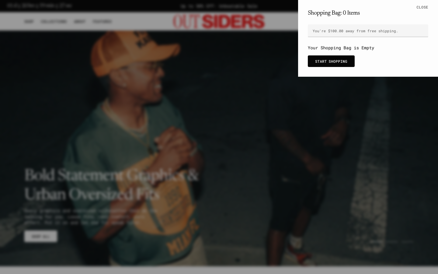 Cart → panel opened — Navi+ on the Outsiders Shopify theme Cart → panel opened — Navi+ on the Outsiders Shopify theme