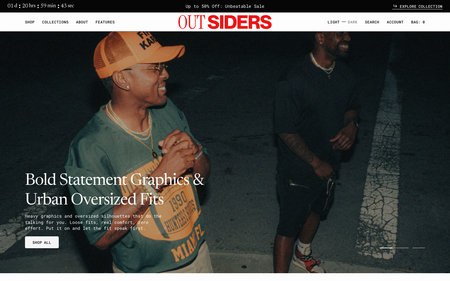 Replace main menu — Navi+ on the Outsiders Shopify theme Replace main menu — Navi+ on the Outsiders Shopify theme