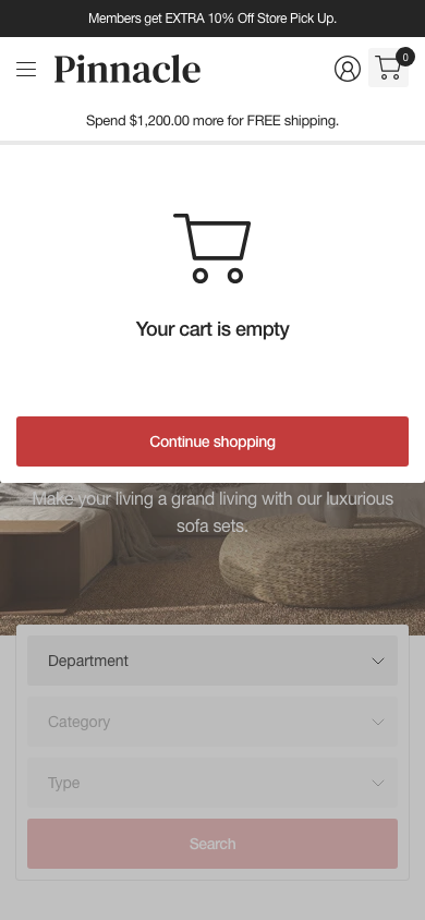 Cart → panel opened — Navi+ on the Pinnacle Shopify theme Cart → panel opened — Navi+ on the Pinnacle Shopify theme