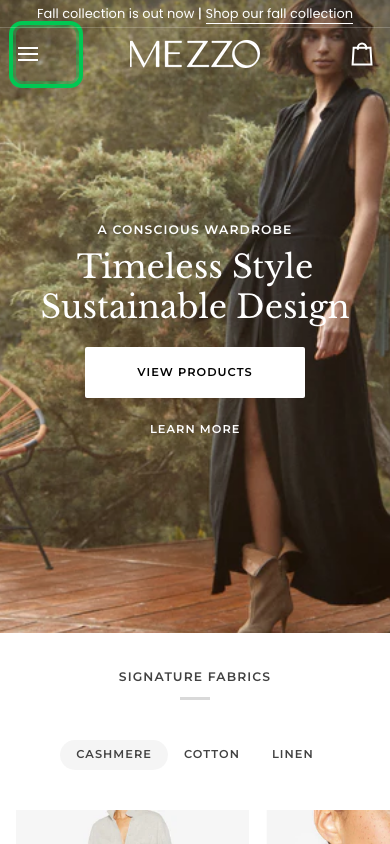 Hamburger → panel opened — Navi+ on the Pipeline Shopify theme Hamburger → panel opened — Navi+ on the Pipeline Shopify theme